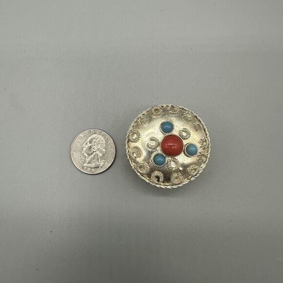 Tibetian Style Trinket Jewelry Pill Box - Picture 8 of 8